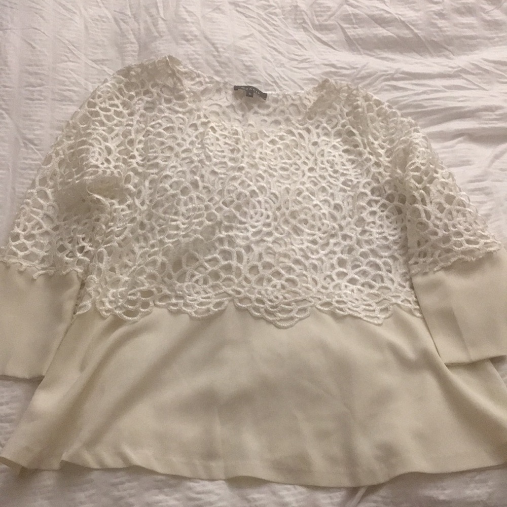Gracia size S lace blouse fit for M